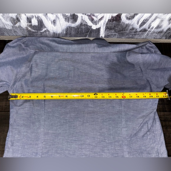 Eton Contemporary SZ L Slim Luxury European Dress Shirt blue cotton - Picture 5 of 9